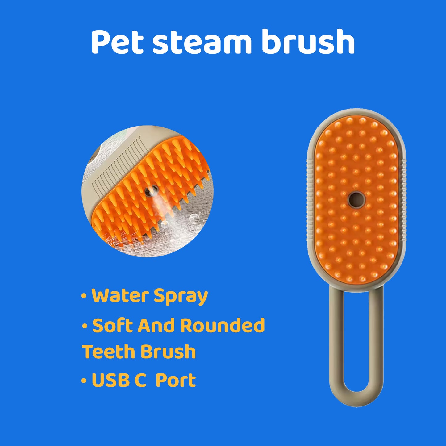 Pet Steam Brush